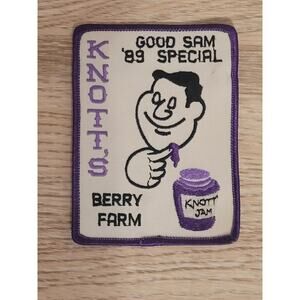 Vintage Patch - Knott’s Berry Farm "Good Sam '89 Special" Travel Souvenir